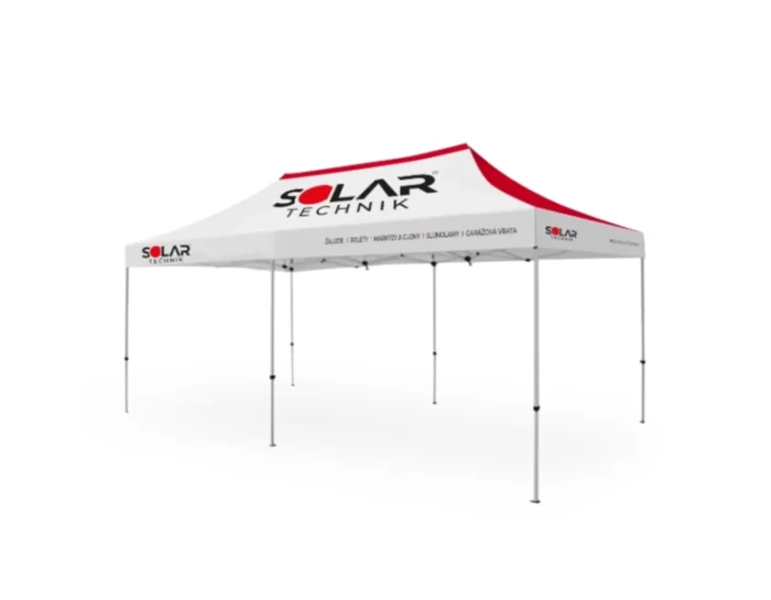 Nůžkový stan 4x4 m s potiskem - Obrázek 3